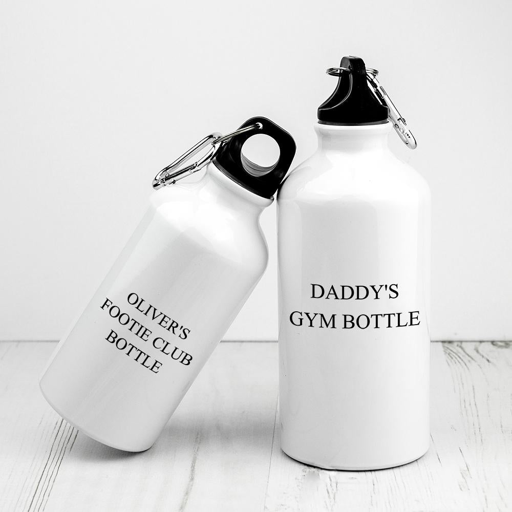 Personalised Daddy & Me Water Bottles-Personalised Gift By Sweetlea Gifts