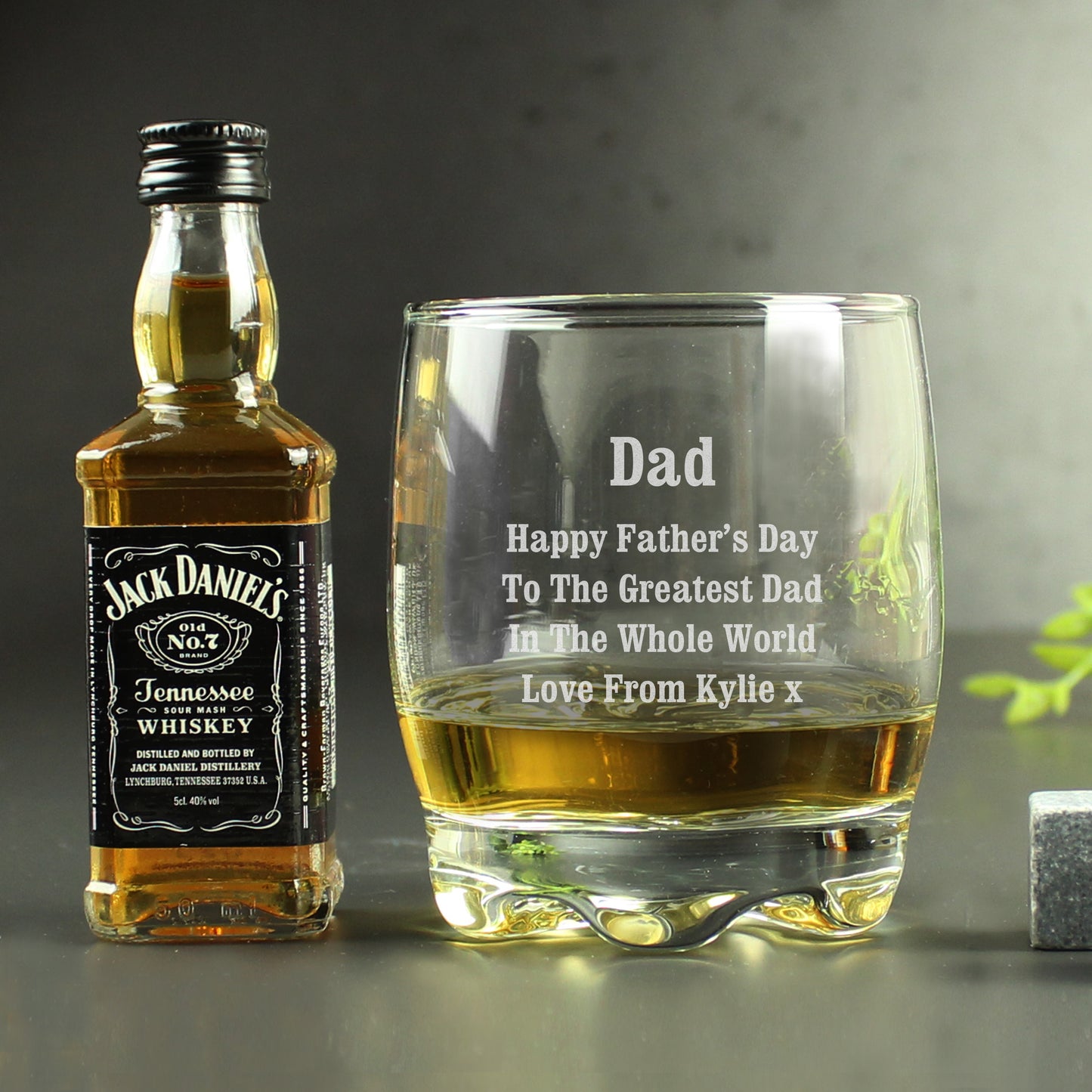 Jack Daniels and Tumbler personalised gift set by Sweetlea Gifts