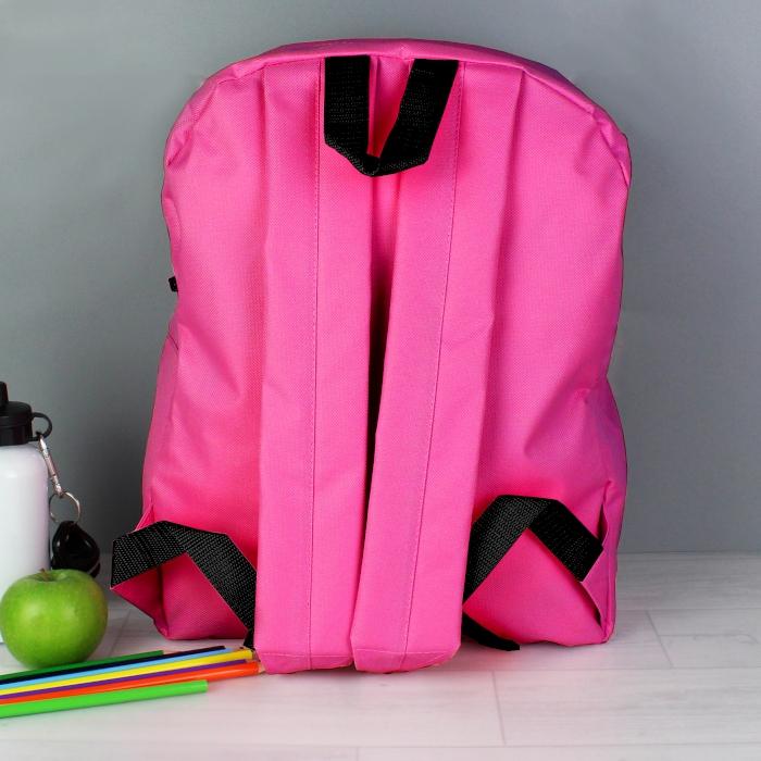 Rainbow Personalised Backpack - Pink-Personalised Gift By Sweetlea Gifts