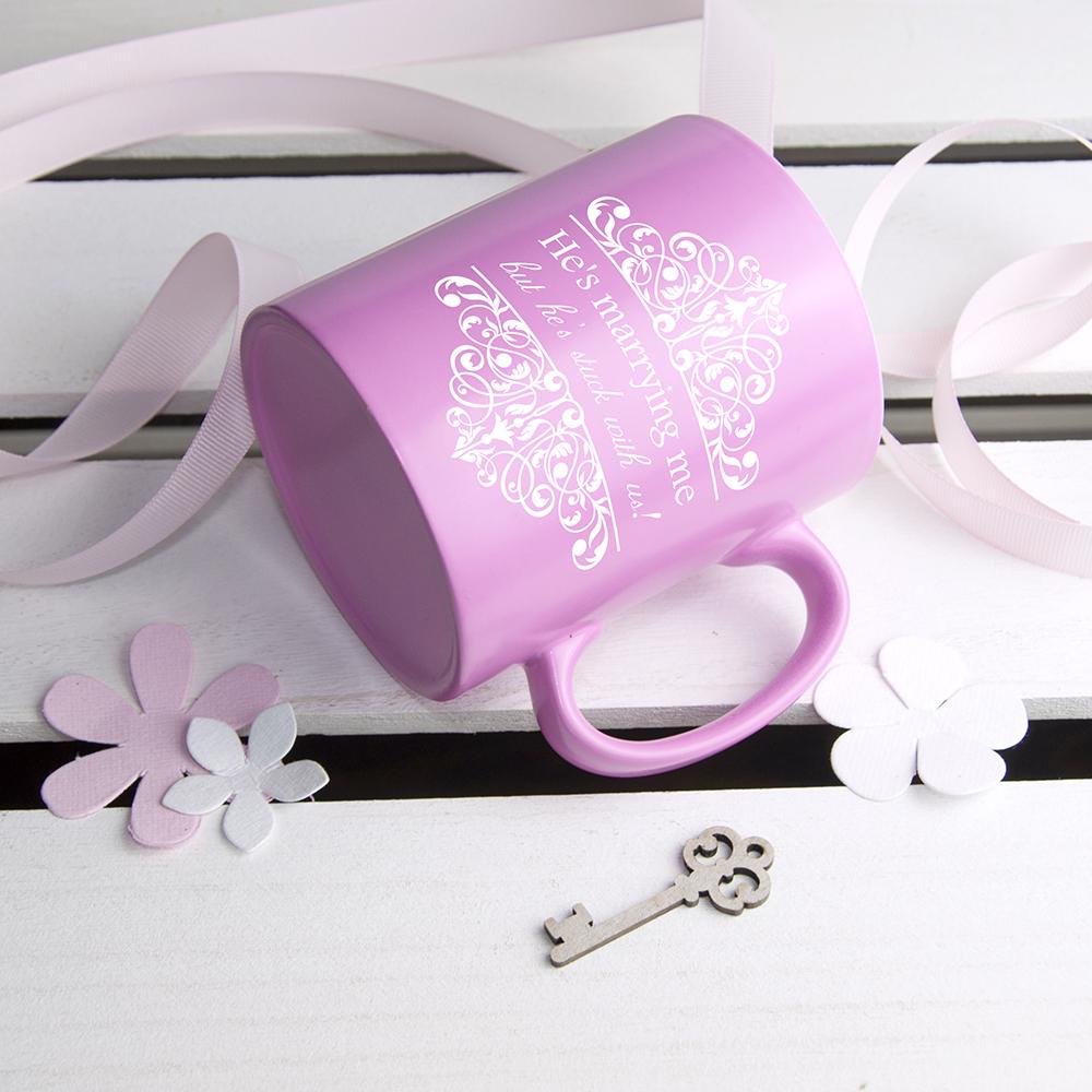 Stuck Together Personalised Bridesmaid Proposal Mug-Personalised Gift By Sweetlea Gifts