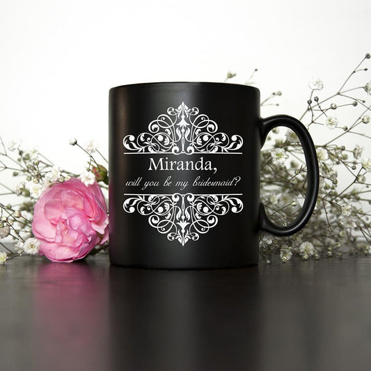 Stuck Together Personalised Bridesmaid Proposal Mug-Personalised Gift By Sweetlea Gifts