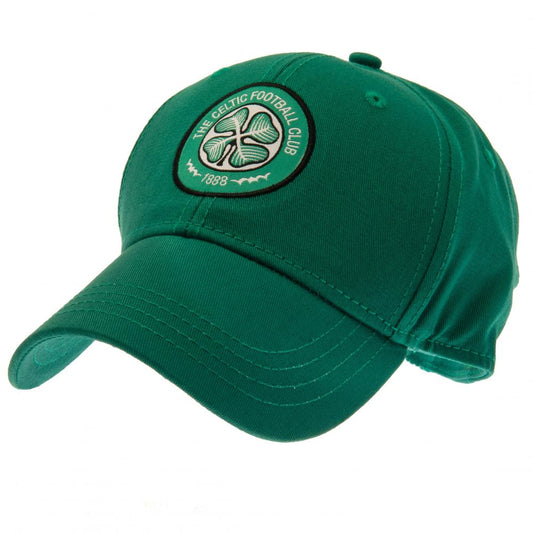 Green classic design curved brim cap
