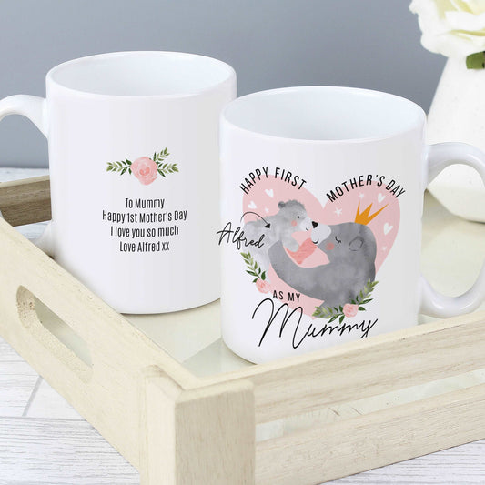 1st Mother's Day Mama Bear Mug-Personalised Gift By Sweetlea Gifts