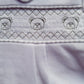 White Bear head Smocked Babygrow