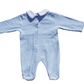 Blue Bunny Smocked Babygrow