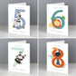 Animal Number children's Personalised Birthday Card By Sweetlea Gifts