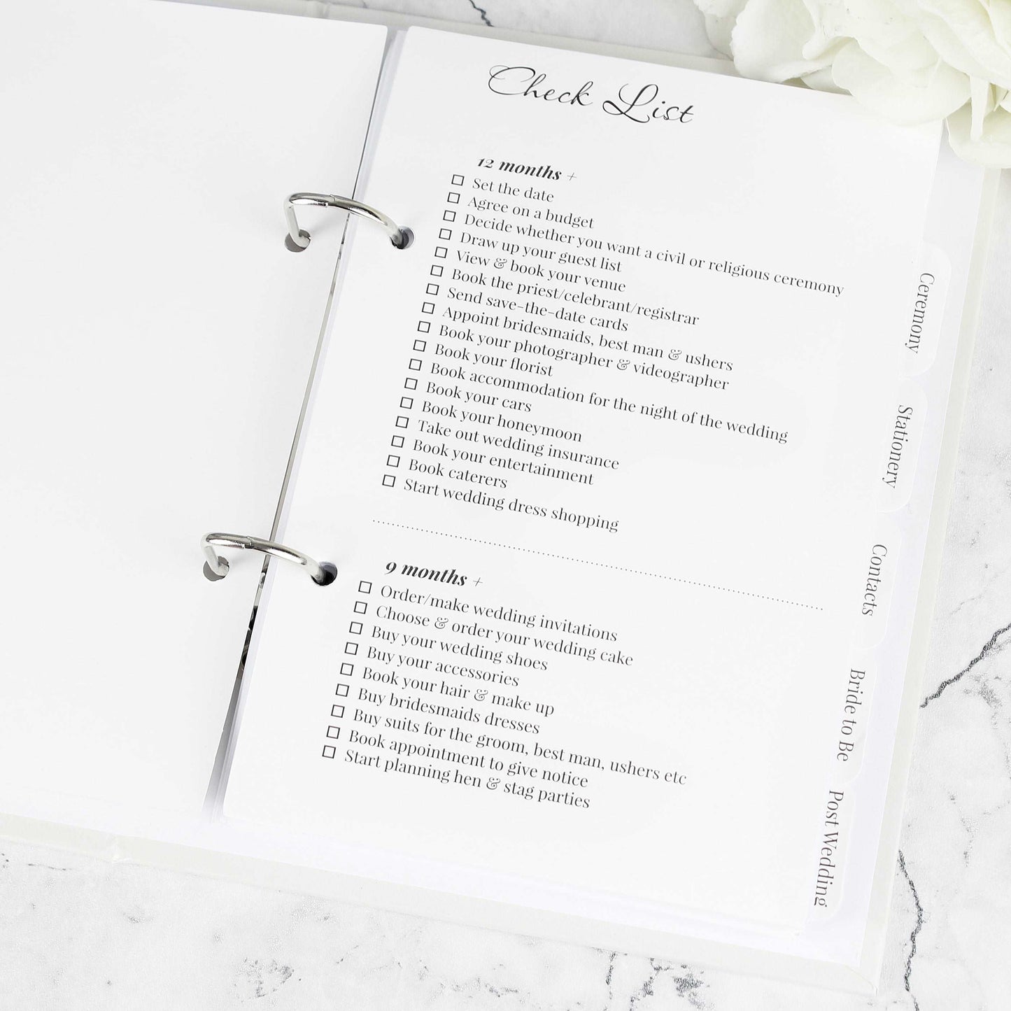 Autumnal Wedding Planner