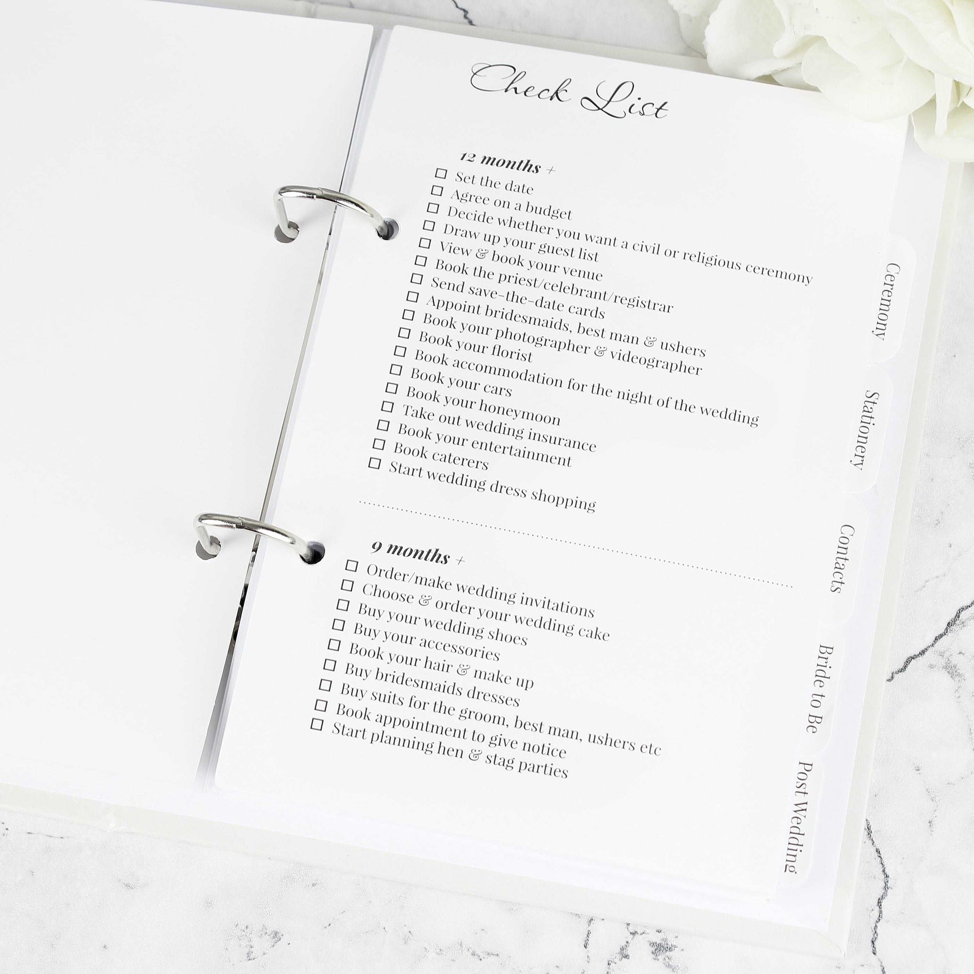 Autumnal Wedding Planner