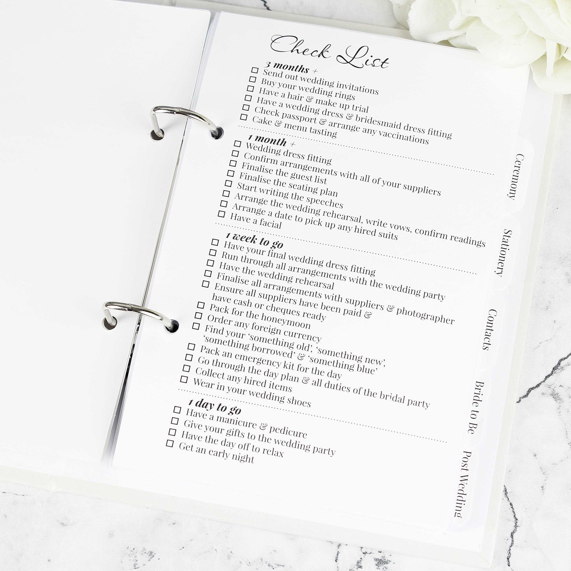 Autumnal Wedding Planner