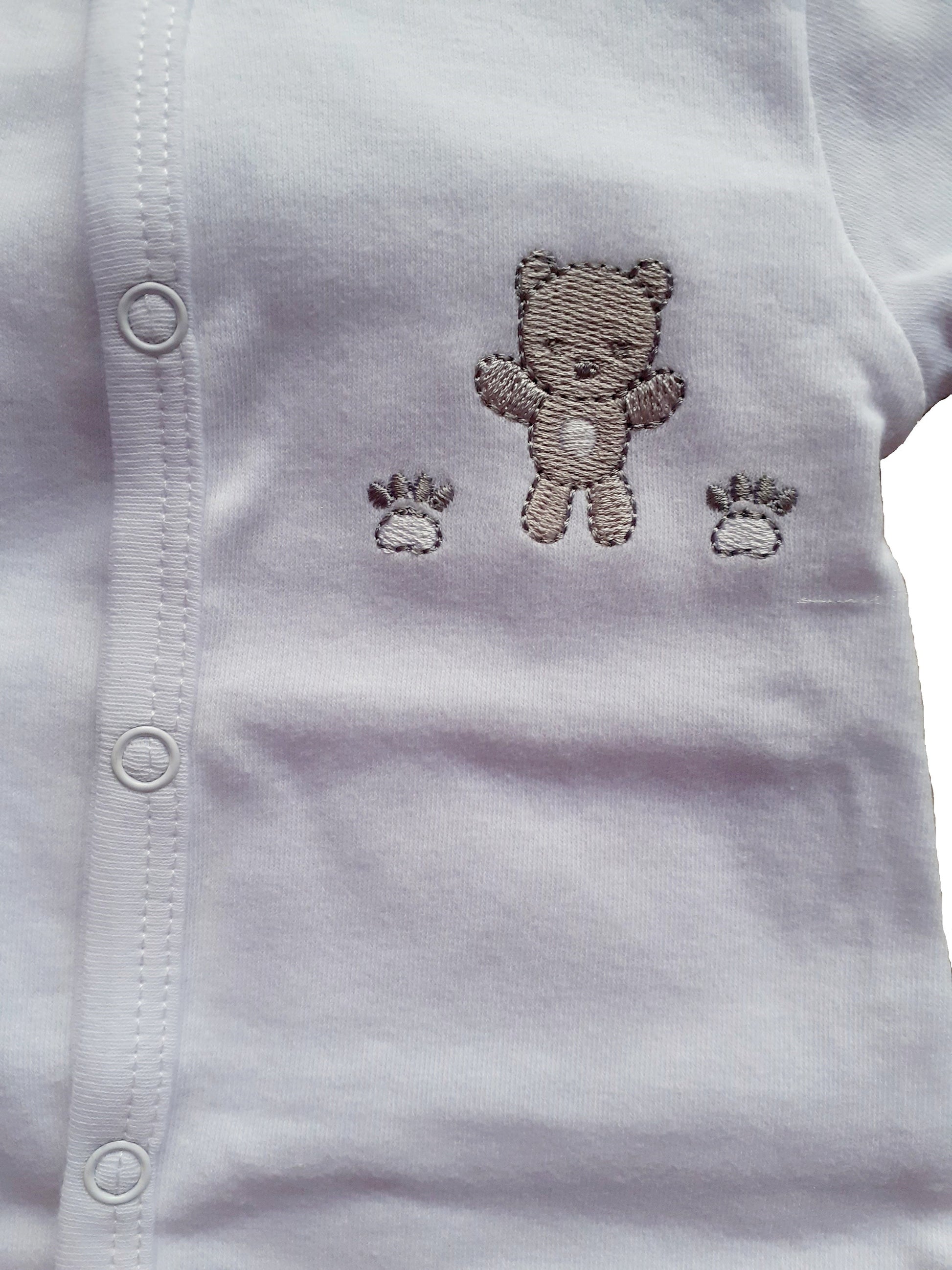Embroidered Bear and paw motif
