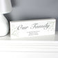 Personalised wooden block home decor By Sweetlea Gifts