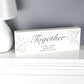 Personalised wooden block home decor By Sweetlea Gifts