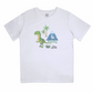 Children's Dinosaur Personalised Birthday T-shirt-Personalised Gift By Sweetlea Gifts