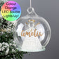 Christmas LED Angel Bauble-Personalised Gift By Sweetlea Gifts