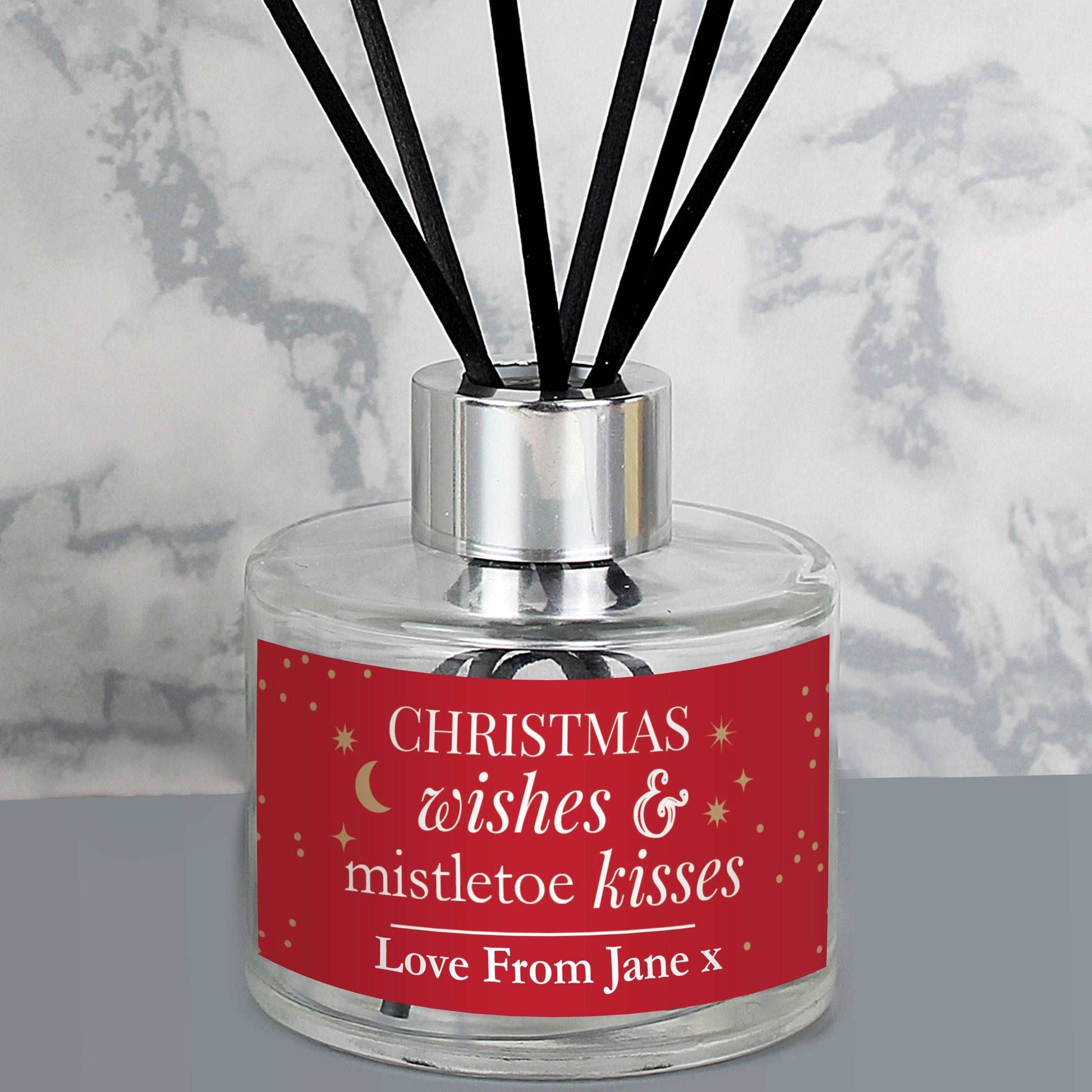 Christmas Wishes Reed Diffuser-Personalised Gift By Sweetlea Gifts