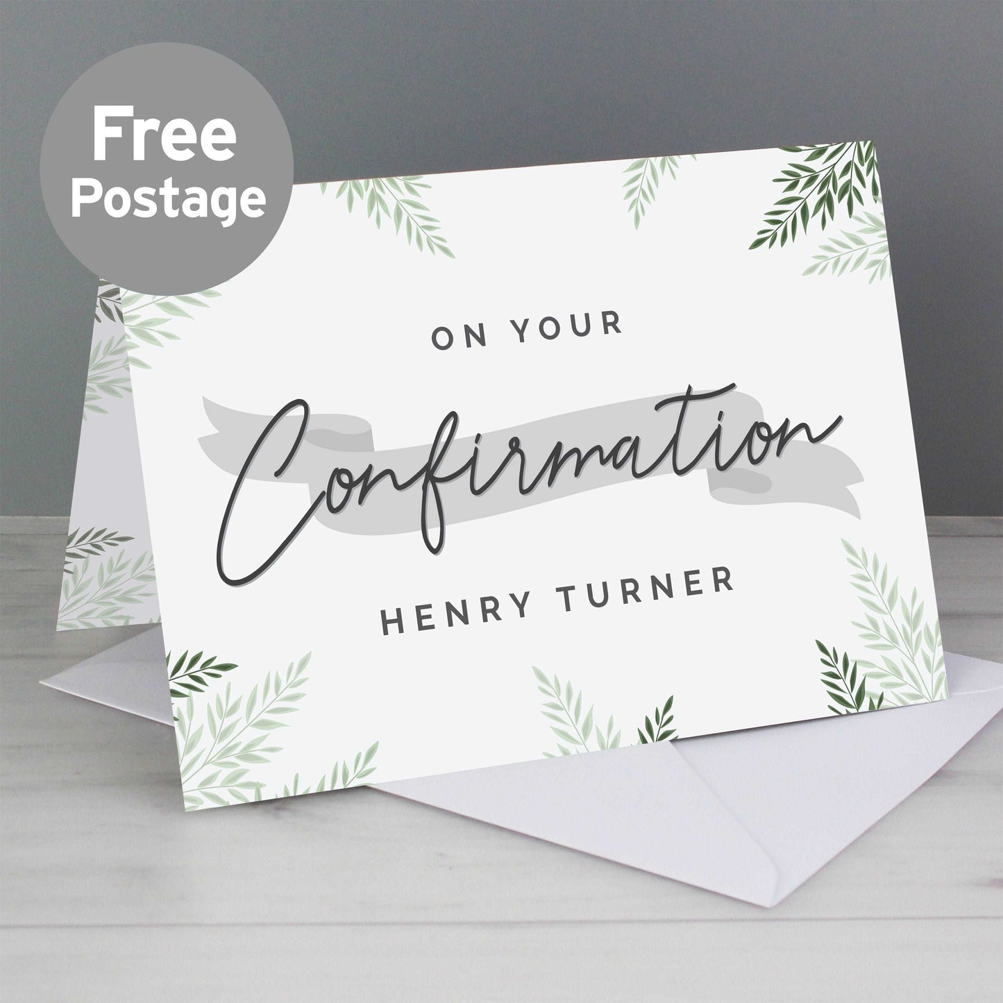 Confirmation Card-Personalised Gift By Sweetlea Gifts