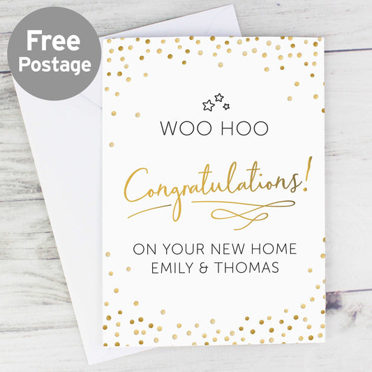 Personalised congratulations card By Sweetlea Gifts