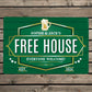 Green Personalised Free House Summer House Home Bar Sign By Sweetlea Gifts
