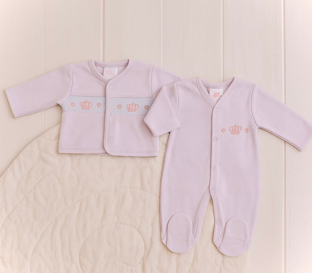 Baby girl smocked Spanish outfit