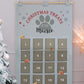 Personalised Pet Advent Calendar In Silver Grey