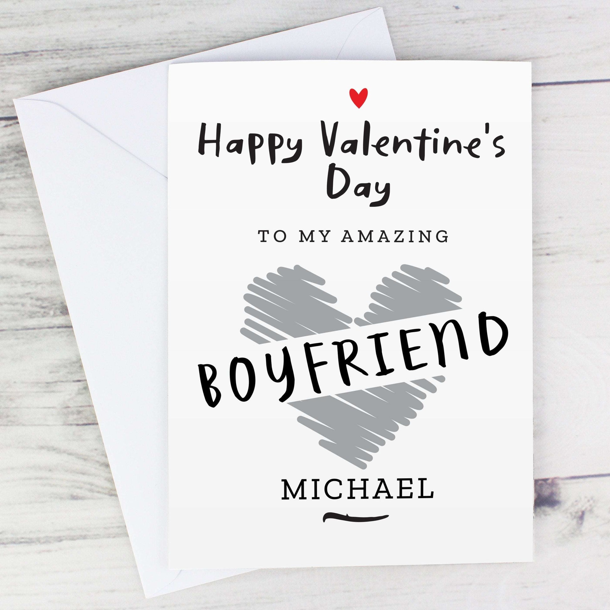Happy Valentine's Day Card-Personalised Gift By Sweetlea Gifts