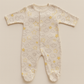 Neutral yellow stars and clouds Babygrow 