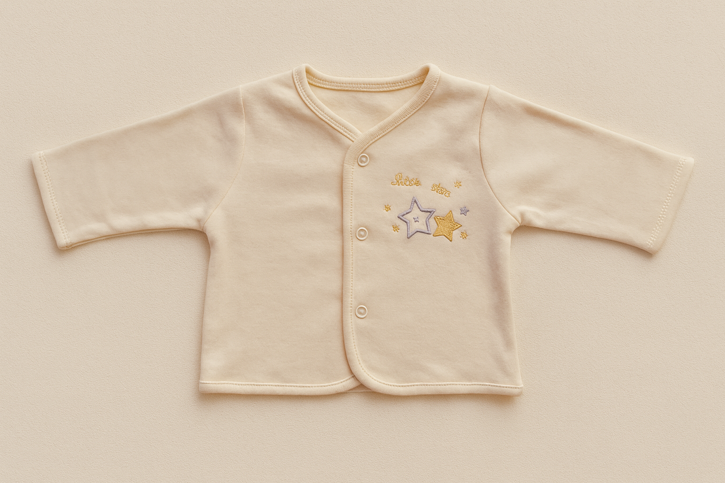 Neutral yellow baby jacket 