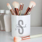 Initial and name personalised ceramic makeup brush storage pot By Sweetlea Gifts