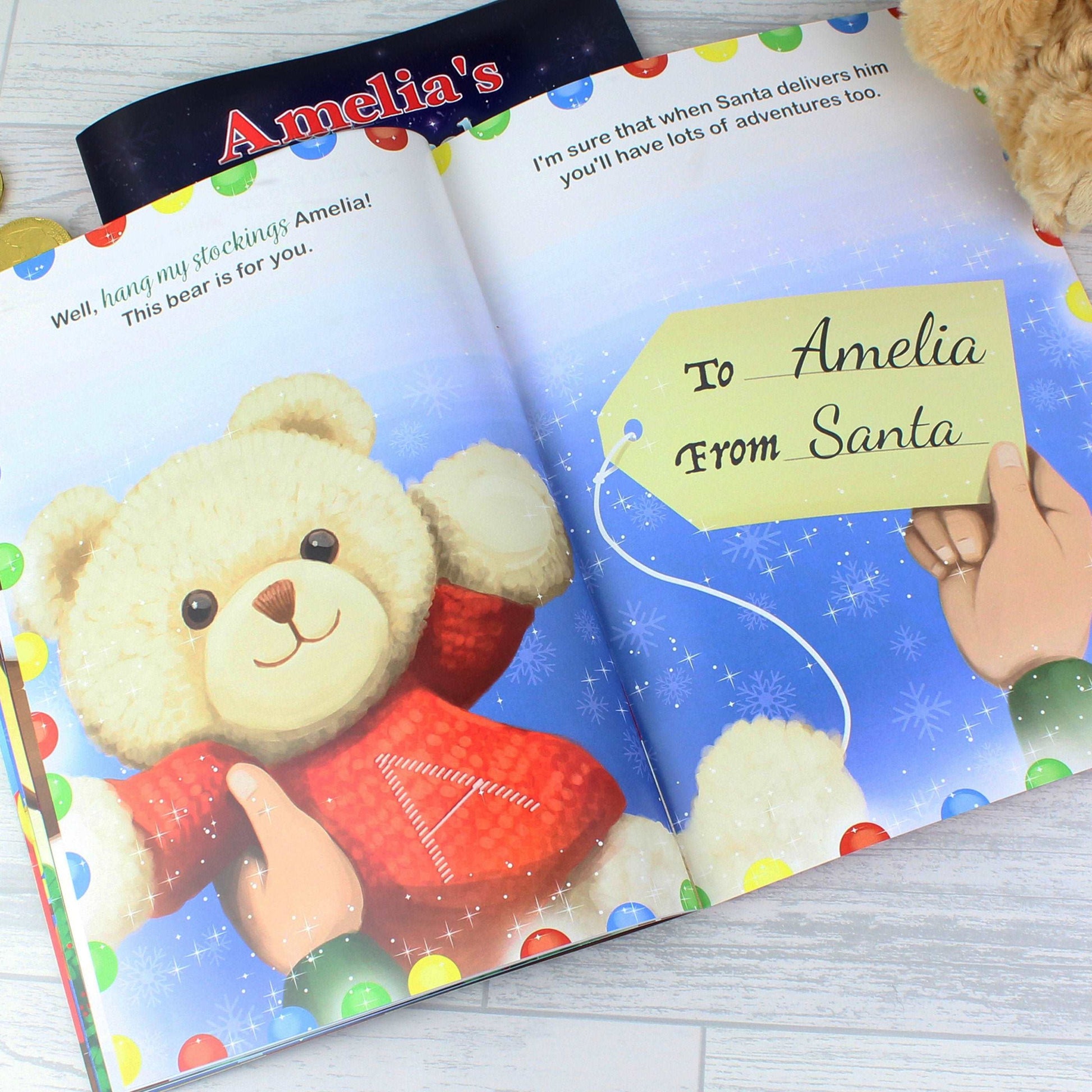 Magical Christmas Adventure Story Book-Personalised Gift By Sweetlea Gifts