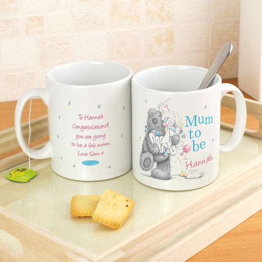 Me to you teddy bear Mum to be personalised mug  By Sweetlea Gifts