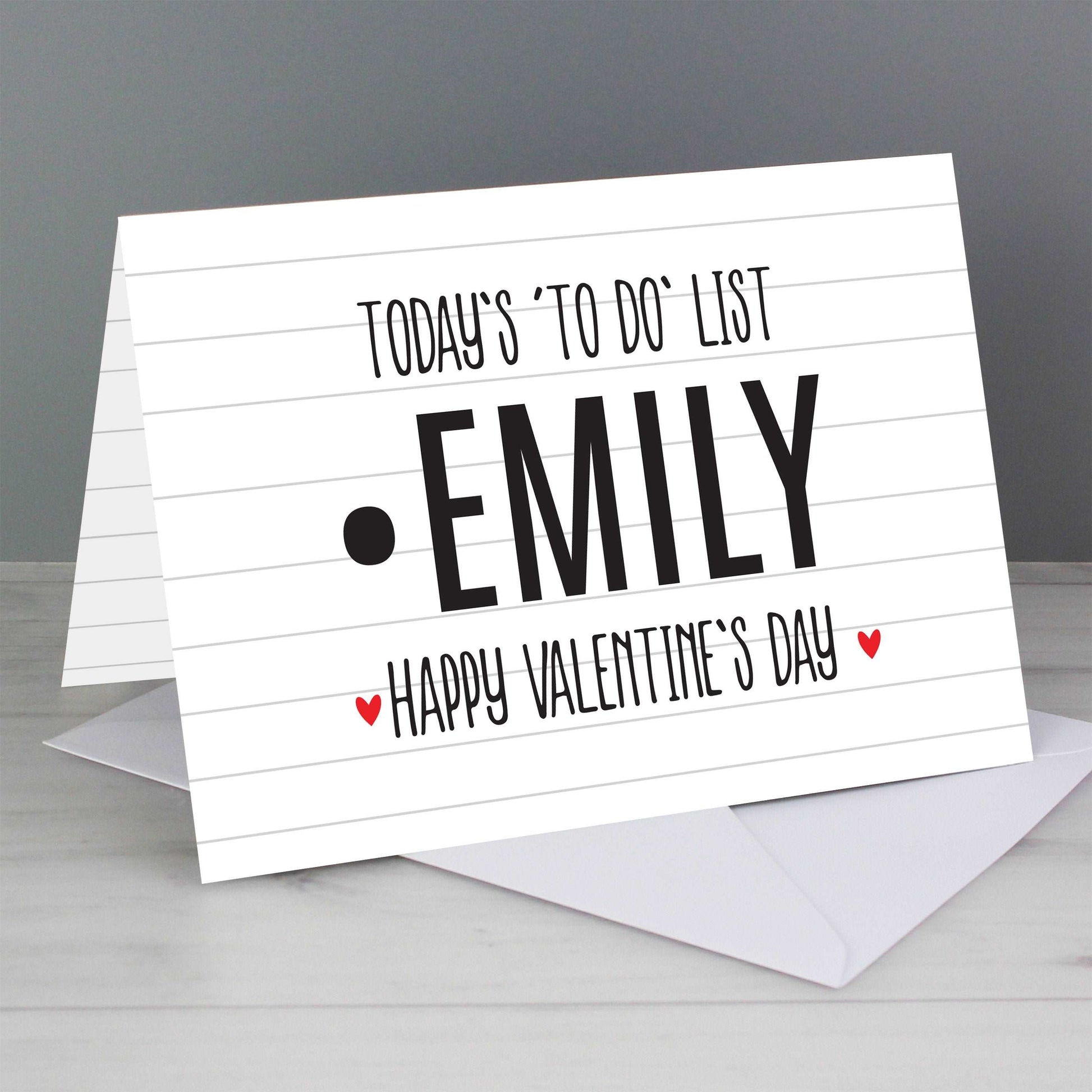 Naughty 'To Do' List Card-Personalised Gift By Sweetlea Gifts