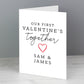 Our 1st Valentine's Day Card-Personalised Gift By Sweetlea Gifts