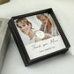 Engraved necklace and photo upload gift box set