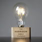 Decorative Bulb LED table lamp Personalised