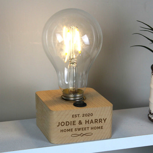 Decorative Bulb LED table lamp Personalised