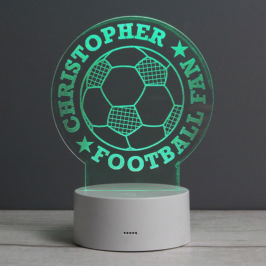 Football Personalised colour changing LED Desk night light