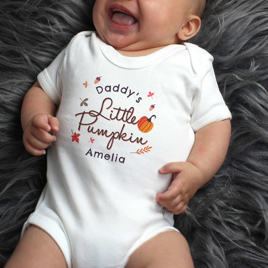 Little Pumpkin Baby Vest