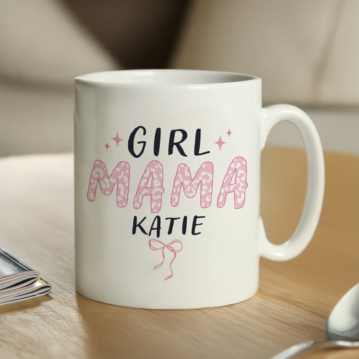 Personalised Girl Mama Mug