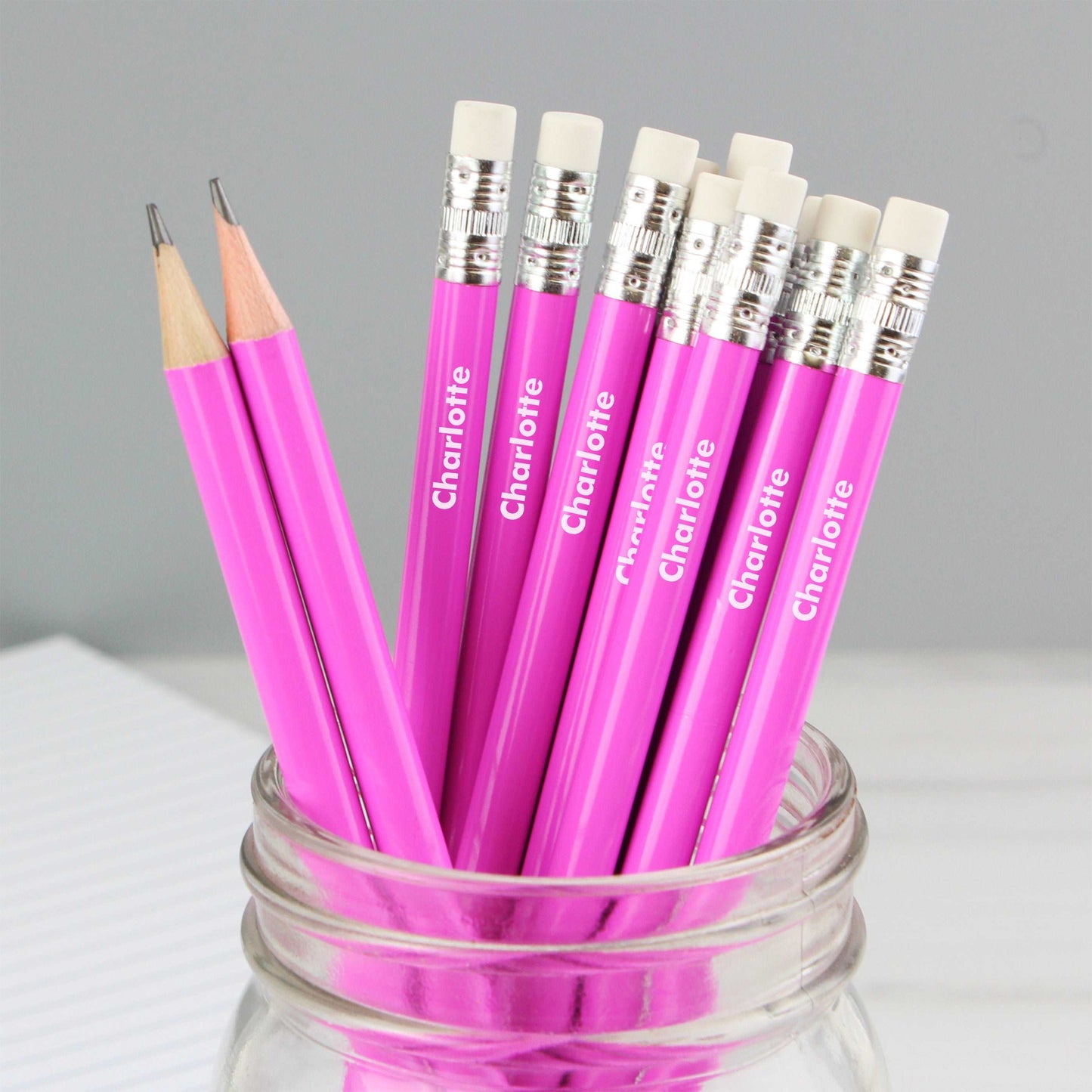 Name Only Pink Pencils
