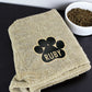 Personalised microfiber Pet towel By Sweetlea Gifts
