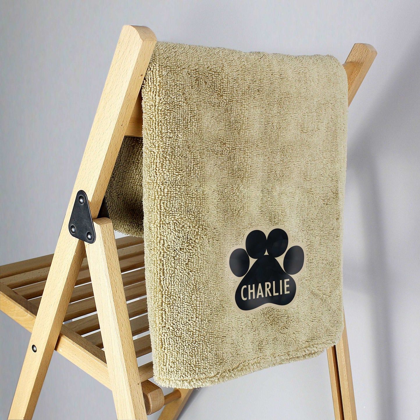 Personalised microfiber Pet towel By Sweetlea Gifts