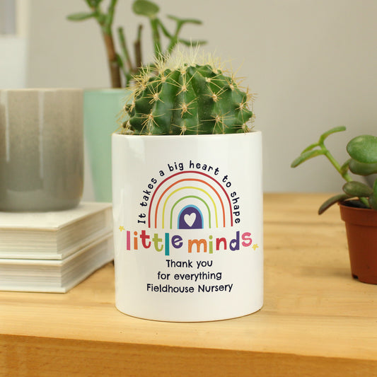 Shape Little Minds Ceramic Storage Pot - teacher gifts by sweetlea gifts 