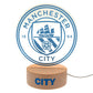 Manchester City FC LED Crest Light