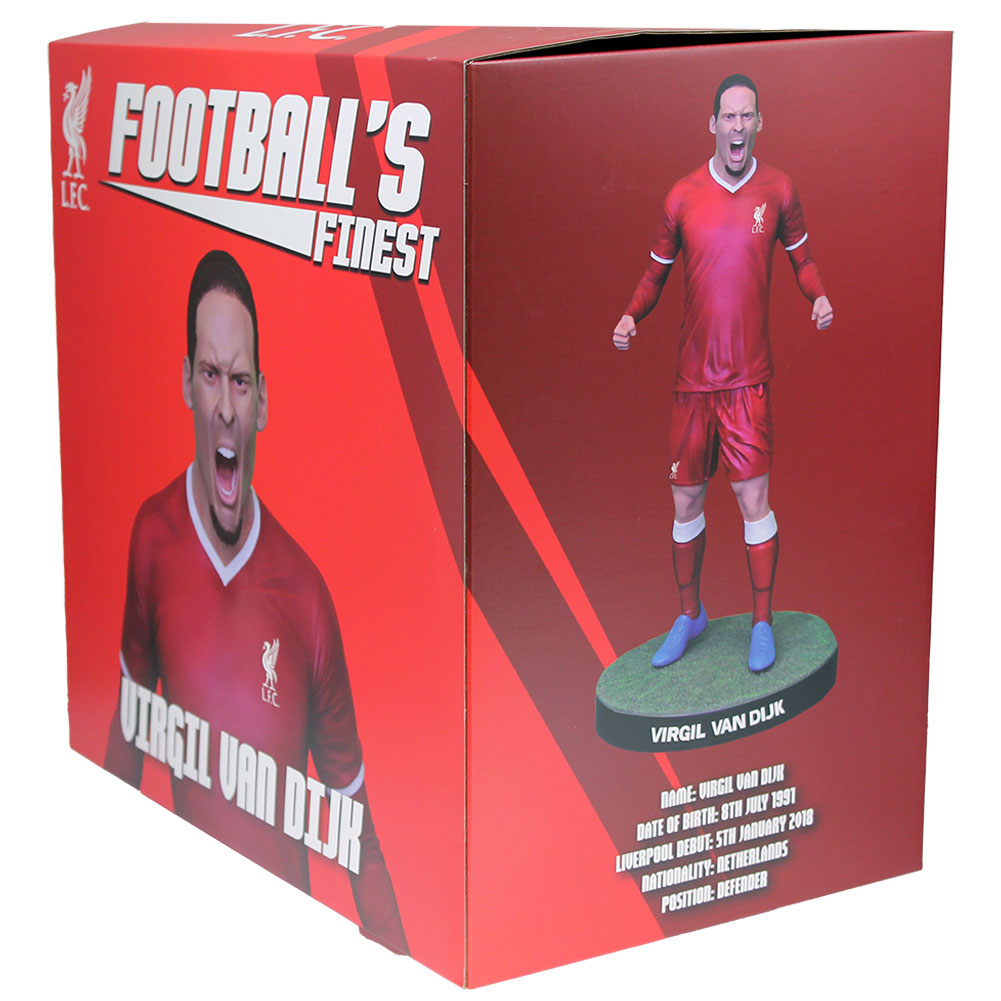 Liverpool FC Football's Finest Virgil Van Dijk Premium 60cm Statue