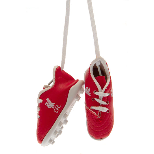 Pair of detailed mini football boots with laces