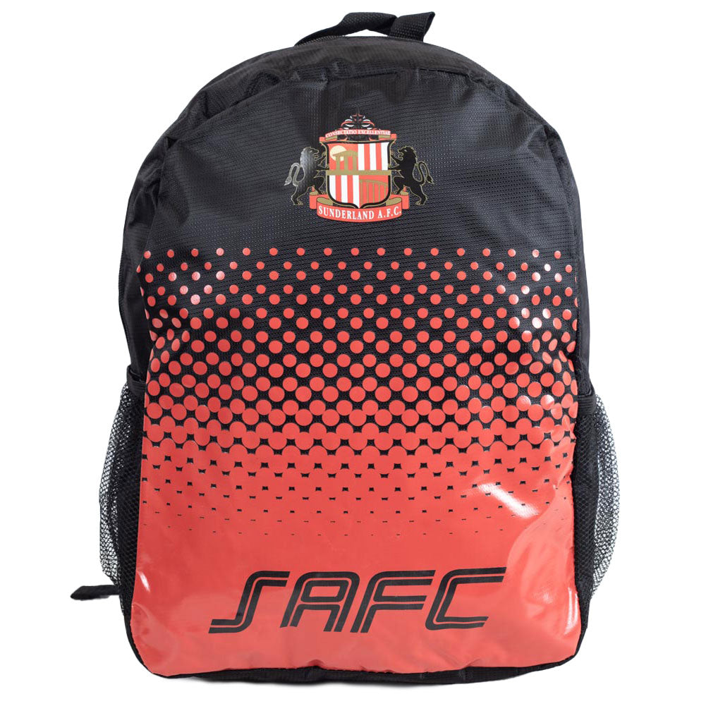 Fade design backpack featuring SAFC text and club crest 