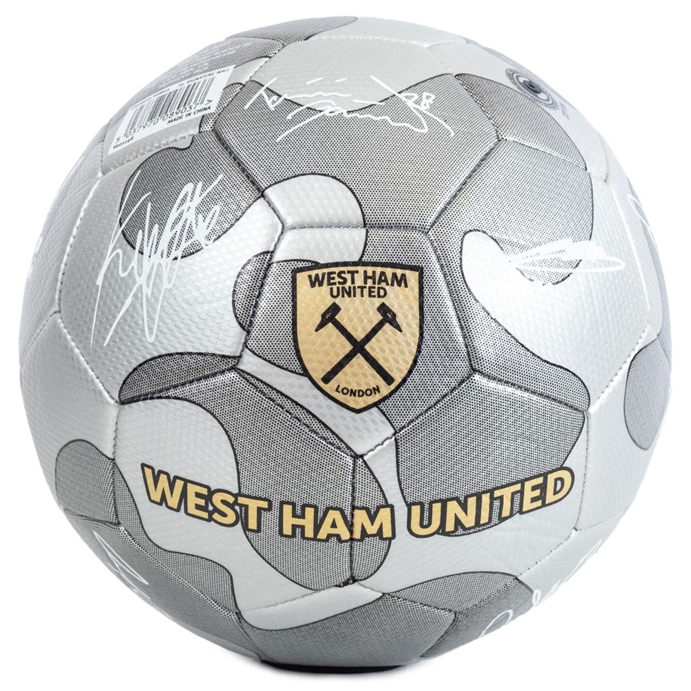 High spec metallic finish 32 panel synthetic football