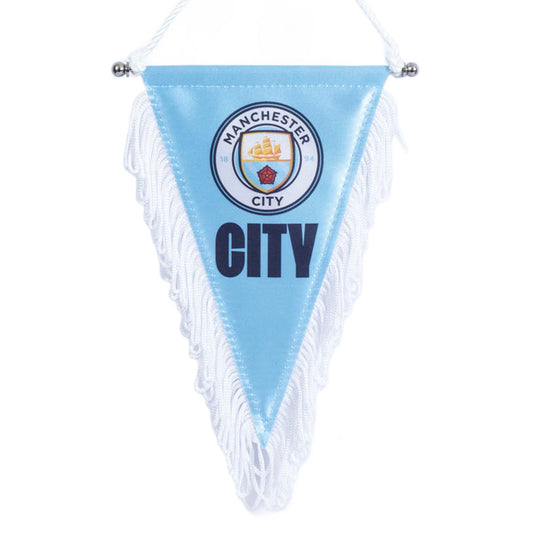 Satin look triangular design mini pennant