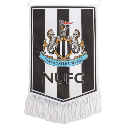 Satin look crest design pennant