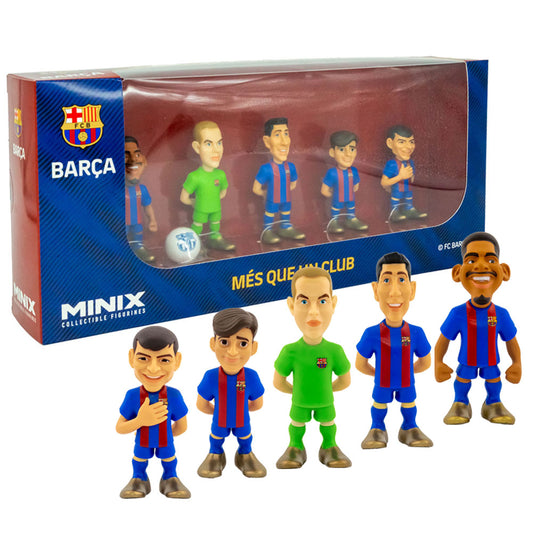 Set of 5 MINIX collectible figurines